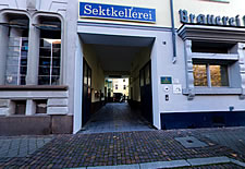 Eingang zu Micro-Sud, ehemalige Mundinger Brauerei in Offenburg